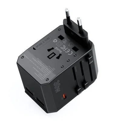 Chotech Pd30W C+2A Travel Wall Charger Black